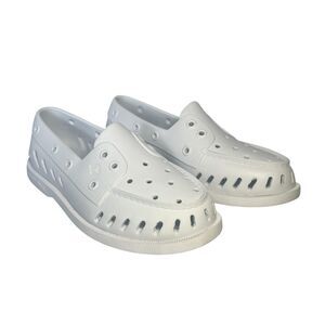 Sperry Top Sider Authentic Original Float Boat Shoes Slip On White Women 7